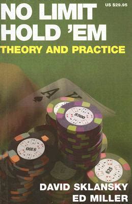 no limit holdem theory and practice